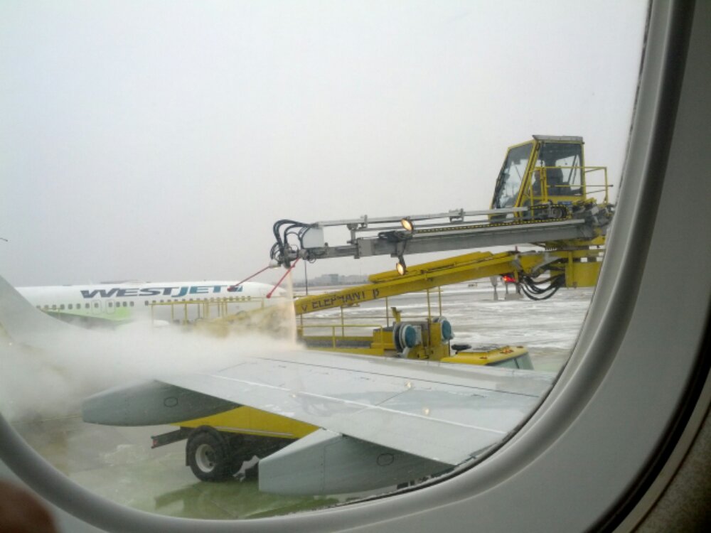 De-icing the wings