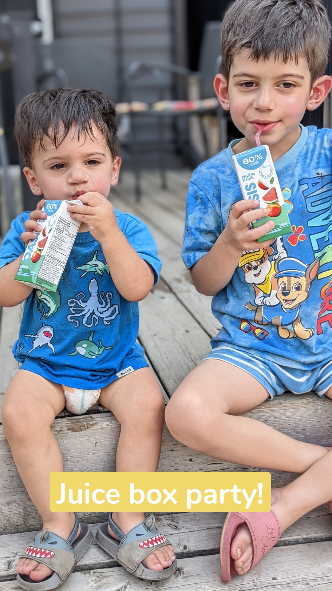 Juice box party!