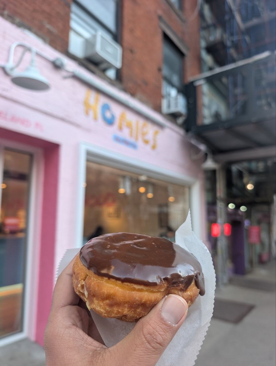 Boston Cream Donut at Homies Donuts, NYC
